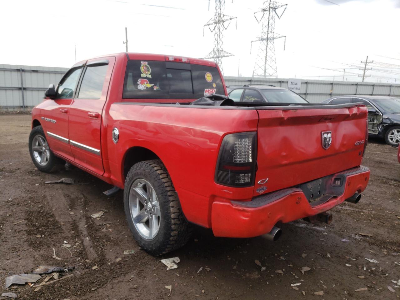 Photo 3 from auction – 2012 DODGE RAM 1500 S with VIN 1C6RD7MT4CS274813