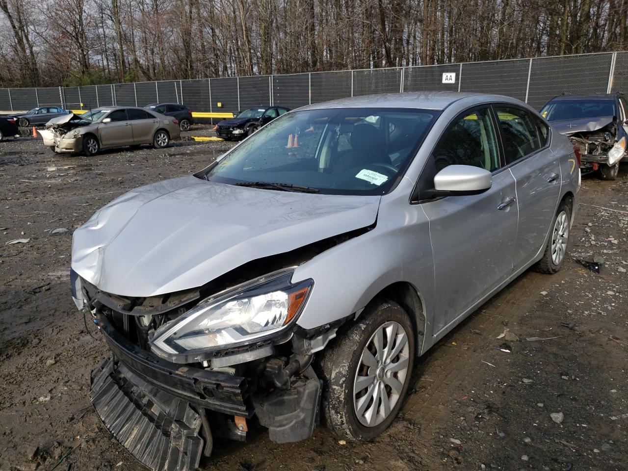 Photo 2 from auction – 2017 NISSAN SENTRA S with VIN 3N1AB7AP4HY354899