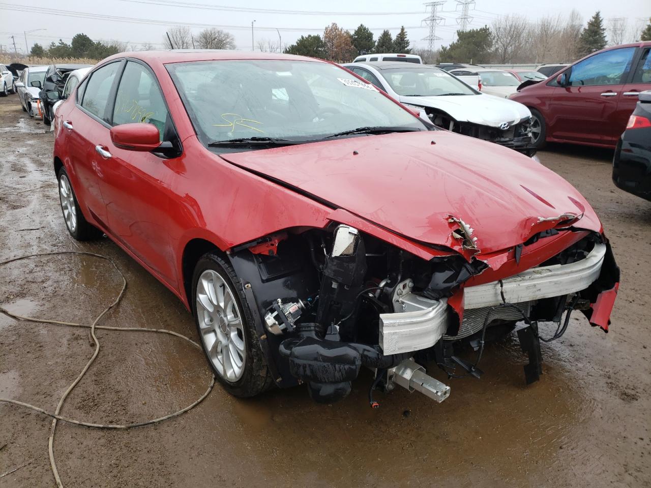 DODGE DART LIMIT 2014 with VIN 1C3CDFCB1ED903764 - Photo from auction