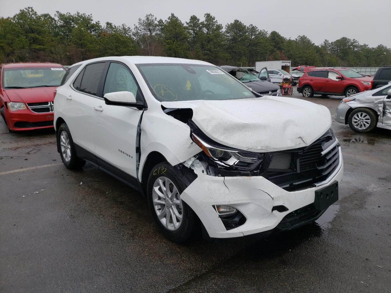 CHEVROLET EQUINOX LT 2021 with VIN 3GNAXUEV3MS129593 - Photo from auction