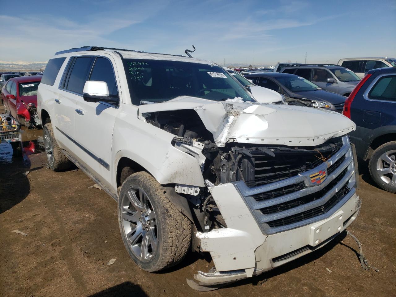 CADILLAC ESCALADE E 2016 with VIN 1GYS4JKJ9GR293261 - Photo from auction