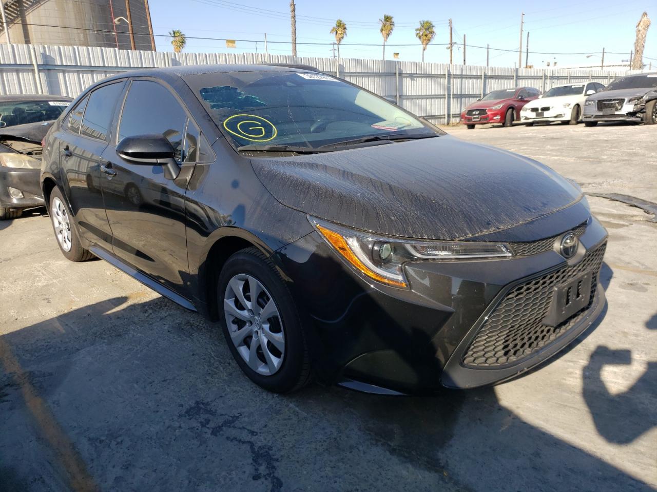 Photo 1 from auction – 2021 TOYOTA COROLLA LE with VIN 5YFEPMAEXMP212273