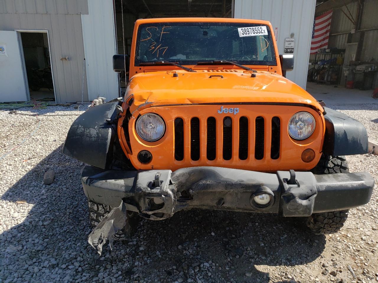 Photo 9 from auction – 2013 JEEP WRANGLER U with VIN 1C4BJWFG4DL516881