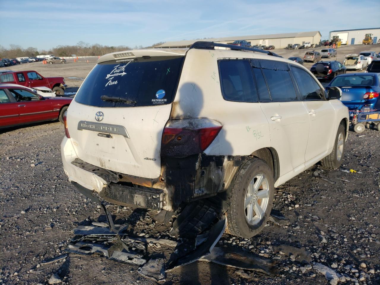 Photo 9 from auction – 2010 TOYOTA HIGHLANDER with VIN 5TDBK3EH0AS002350