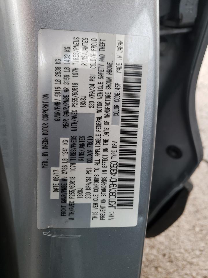 Photo 10 from auction – 2017 MAZDA CX-9 TOURI with VIN JM3TCBCY9H0143050