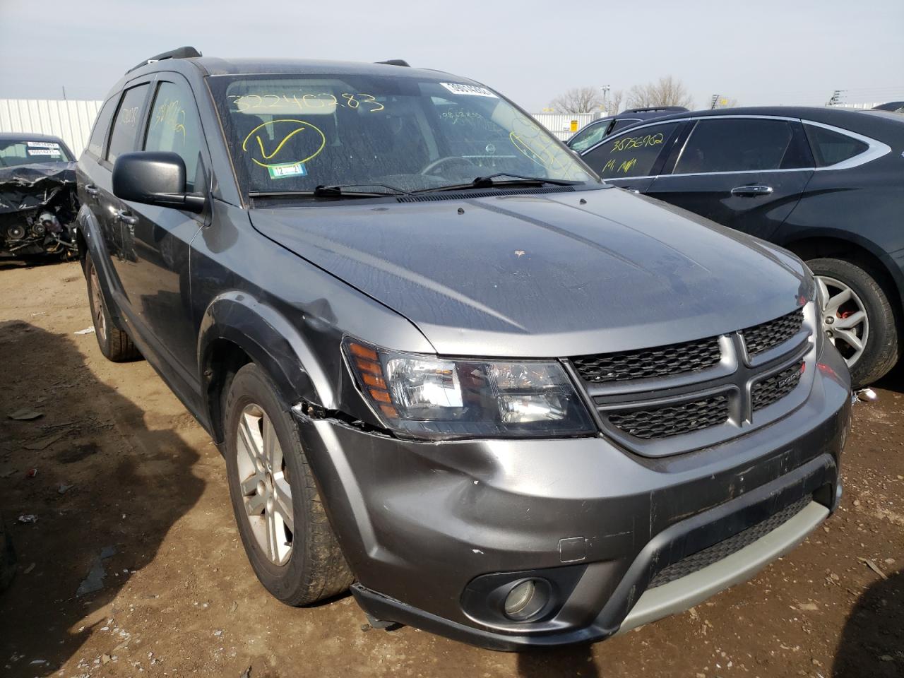 DODGE JOURNEY SE 2012 with VIN 3C4PDCAB6CT257112 - Photo from auction