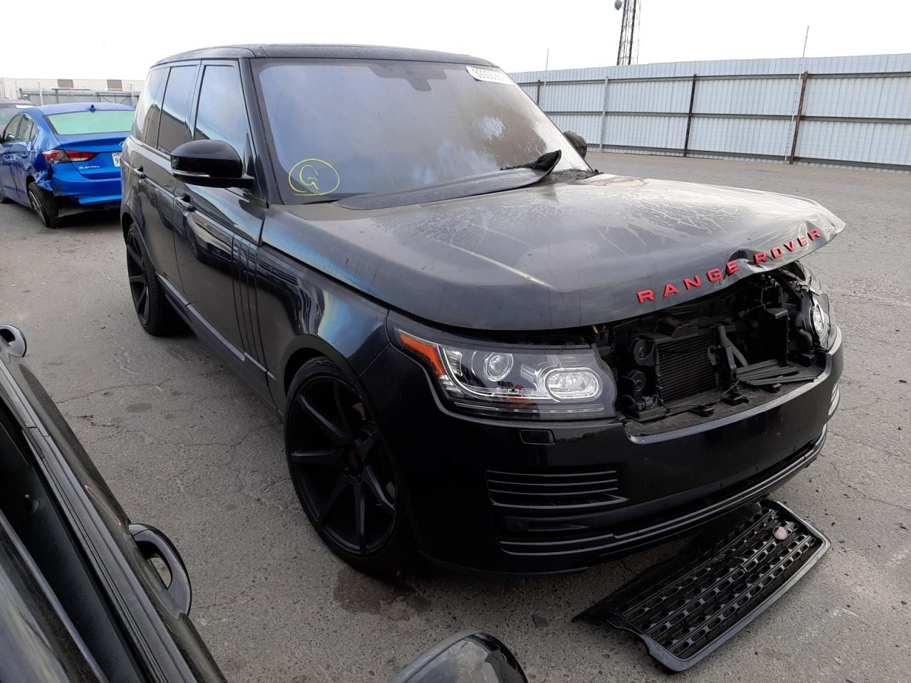 LAND ROVER RANGE ROVE 2016 with VIN SALGR2PF6GA290106 - Photo from auction