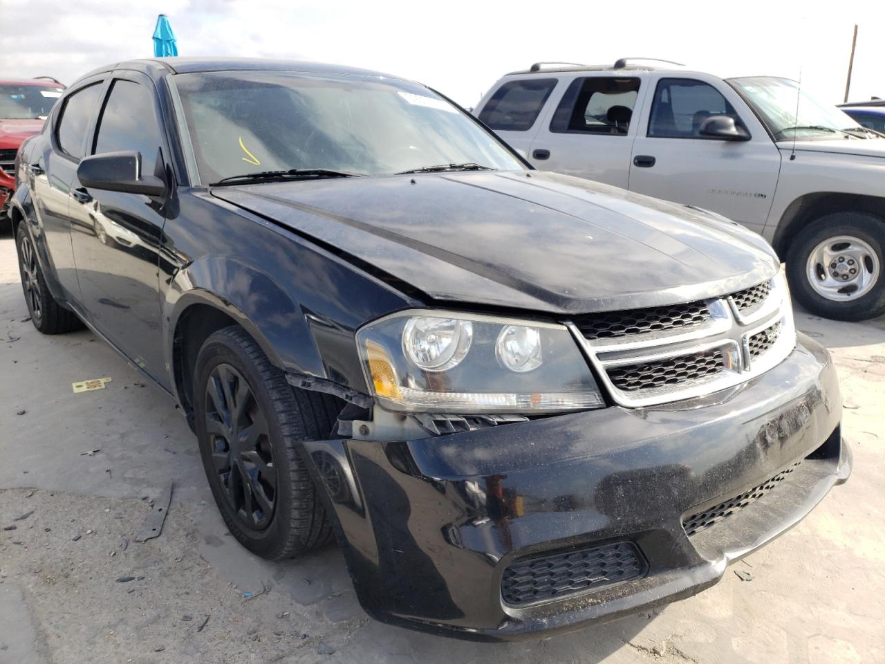 DODGE AVENGER SE 2014 with VIN 1C3CDZAB6EN160498 - Photo from auction