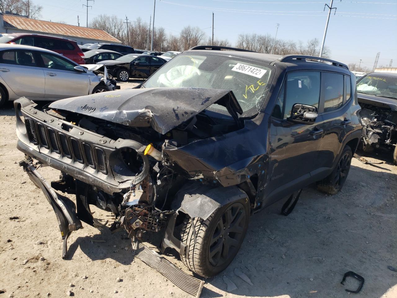 Photo 2 from auction – 2016 JEEP RENEGADE L with VIN ZACCJBBT1GPD52411