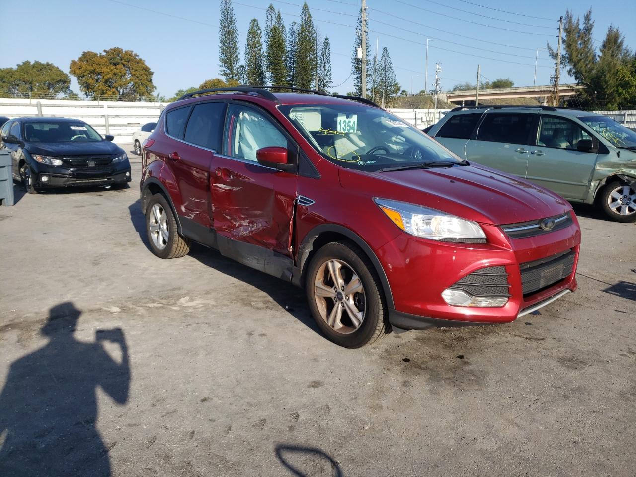FORD ESCAPE SE 2014 with VIN 1FMCU9GX7EUC66961 - Photo from auction