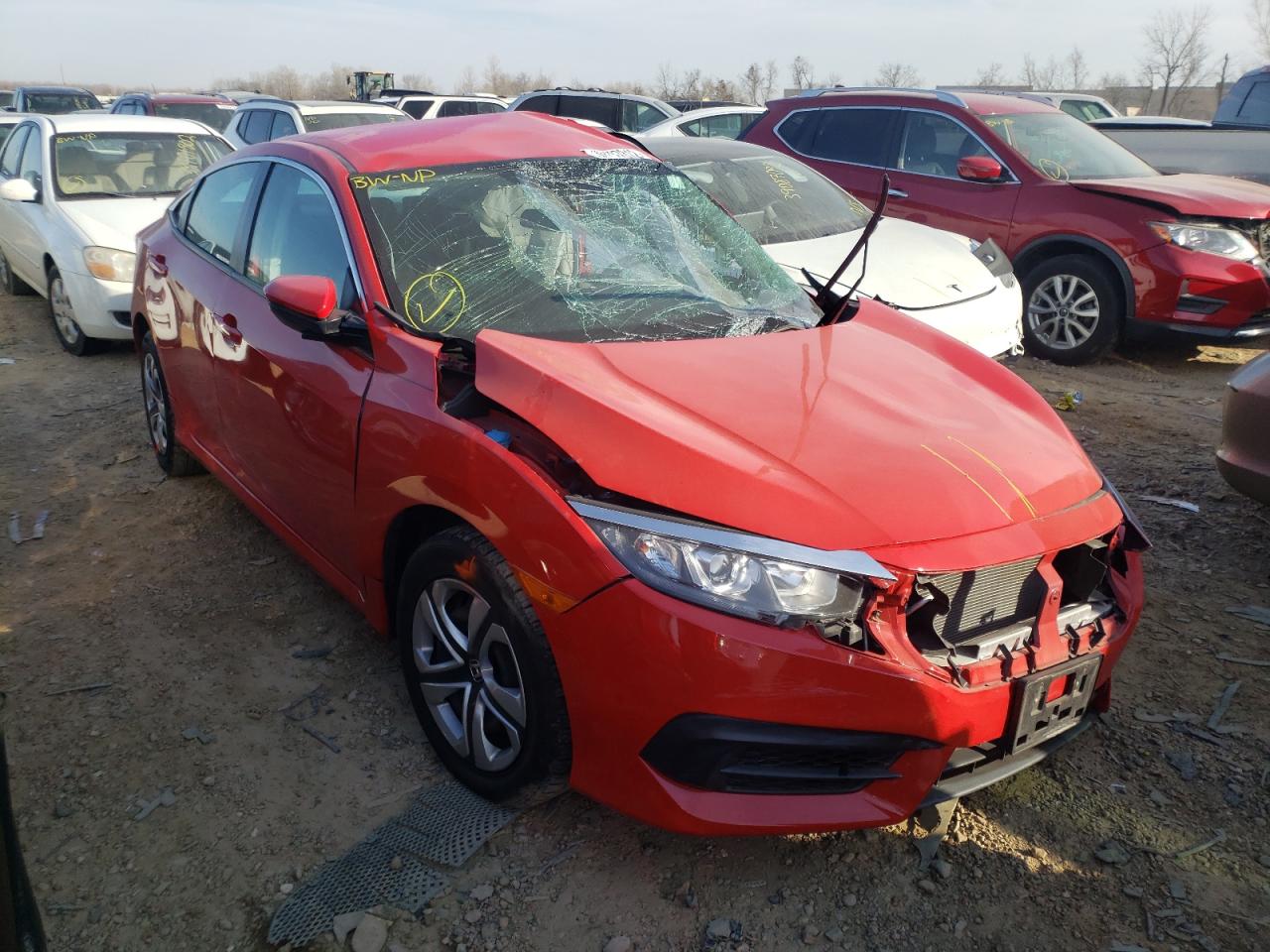 Photo 1 from auction – 2016 HONDA CIVIC LX with VIN 2HGFC2F54GH561227