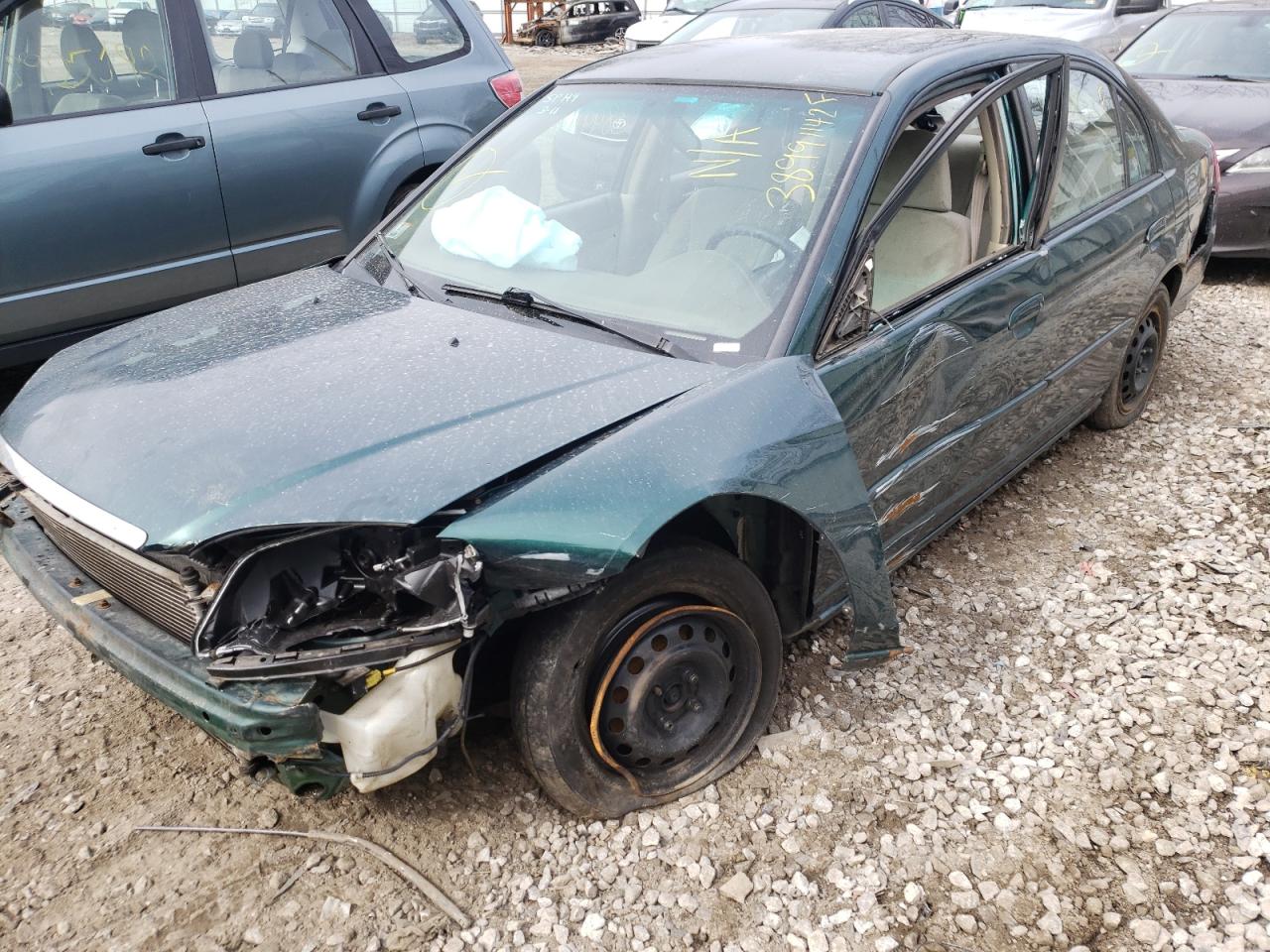 Photo 10 from auction – 2002 HONDA CIVIC LX with VIN 2HGES16502H503178