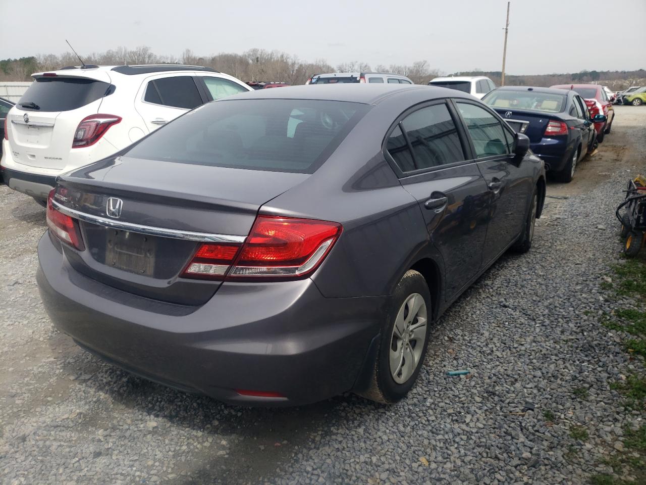 Photo 4 from auction – 2014 HONDA CIVIC LX with VIN 19XFB2F51EE084590