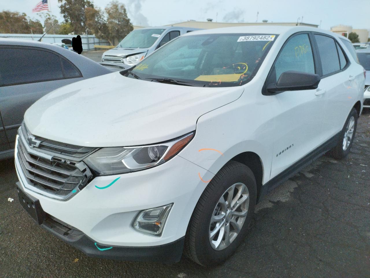 Photo 2 from auction – 2021 CHEVROLET EQUINOX LS with VIN 3GNAXSEV0MS178562