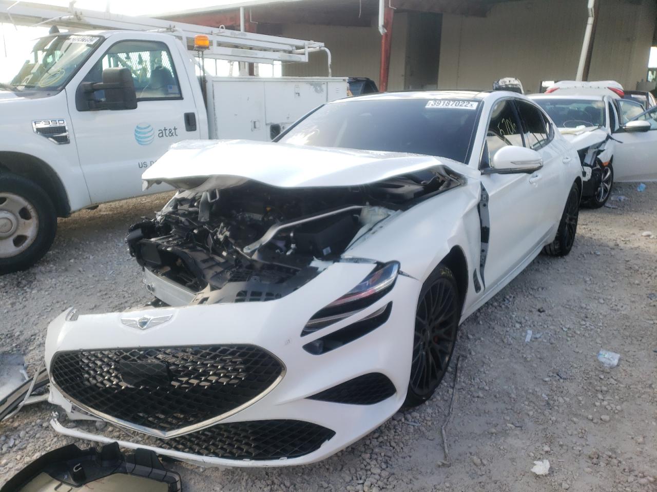 Photo 2 from auction – 2022 GENESIS G70 LAUNCH with VIN KMTG14TE3NU082950