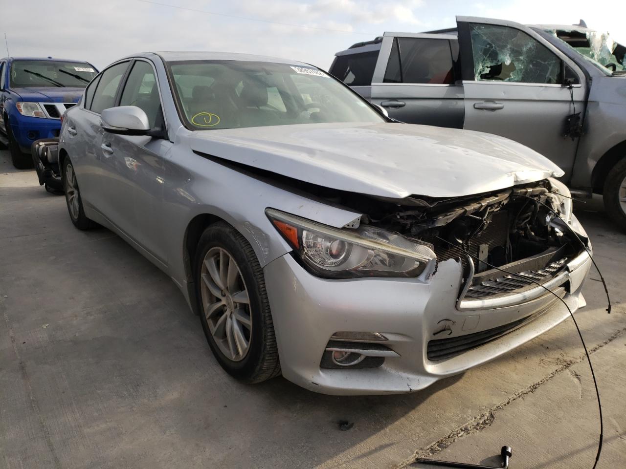 INFINITI Q50 BASE 2014 with VIN JN1BV7AP1EM679813 - Photo from auction
