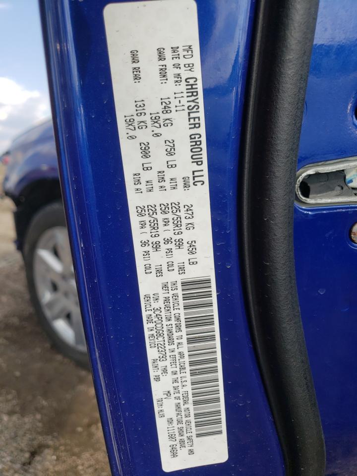 Photo 10 from auction – 2012 DODGE JOURNEY CR with VIN 3C4PDCDG8CT223793