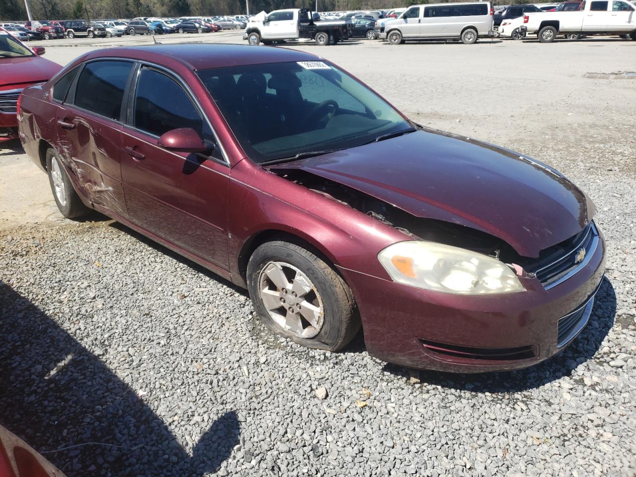 Photo 9 from auction – 2007 CHEVROLET IMPALA LT with VIN 2G1WT58K479268238