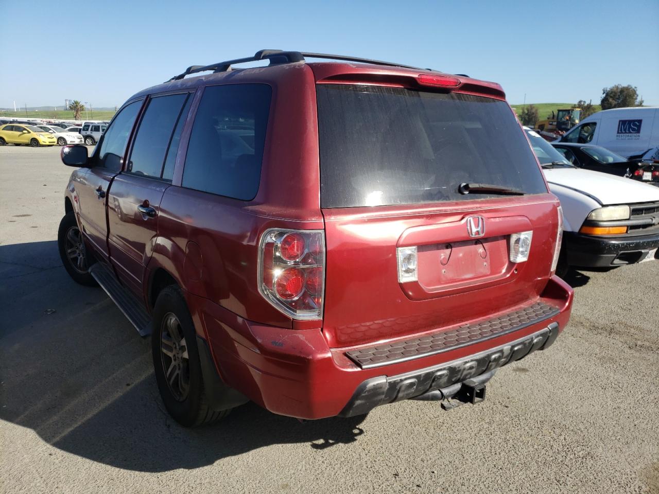 Photo 3 from auction – 2003 HONDA PILOT EXL with VIN 2HKYF18563H514112