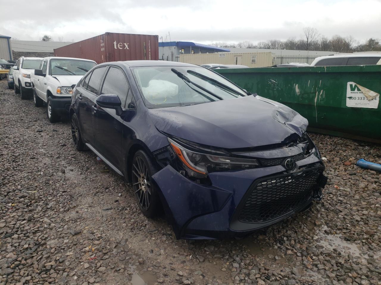 TOYOTA COROLLA LE 2020 with VIN JTDEPRAE5LJ083584 - Photo from auction