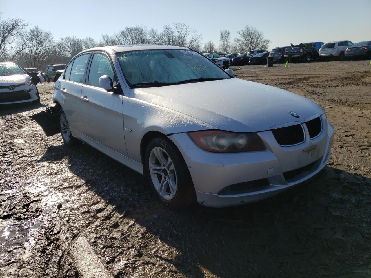 BMW 328 I 2008 with VIN WBAVA335X8KX85149 - Photo from auction