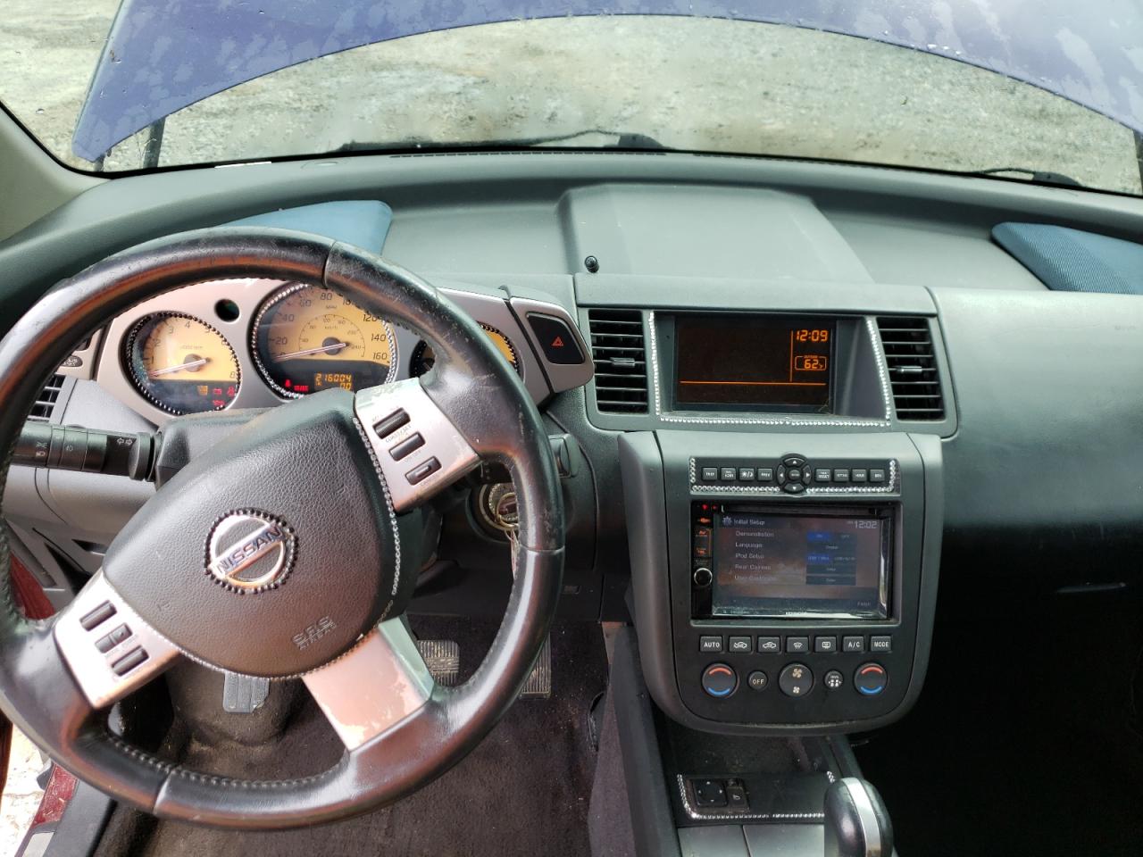 Photo 9 from auction – 2005 NISSAN MURANO SL with VIN JN8AZ08T75W301429