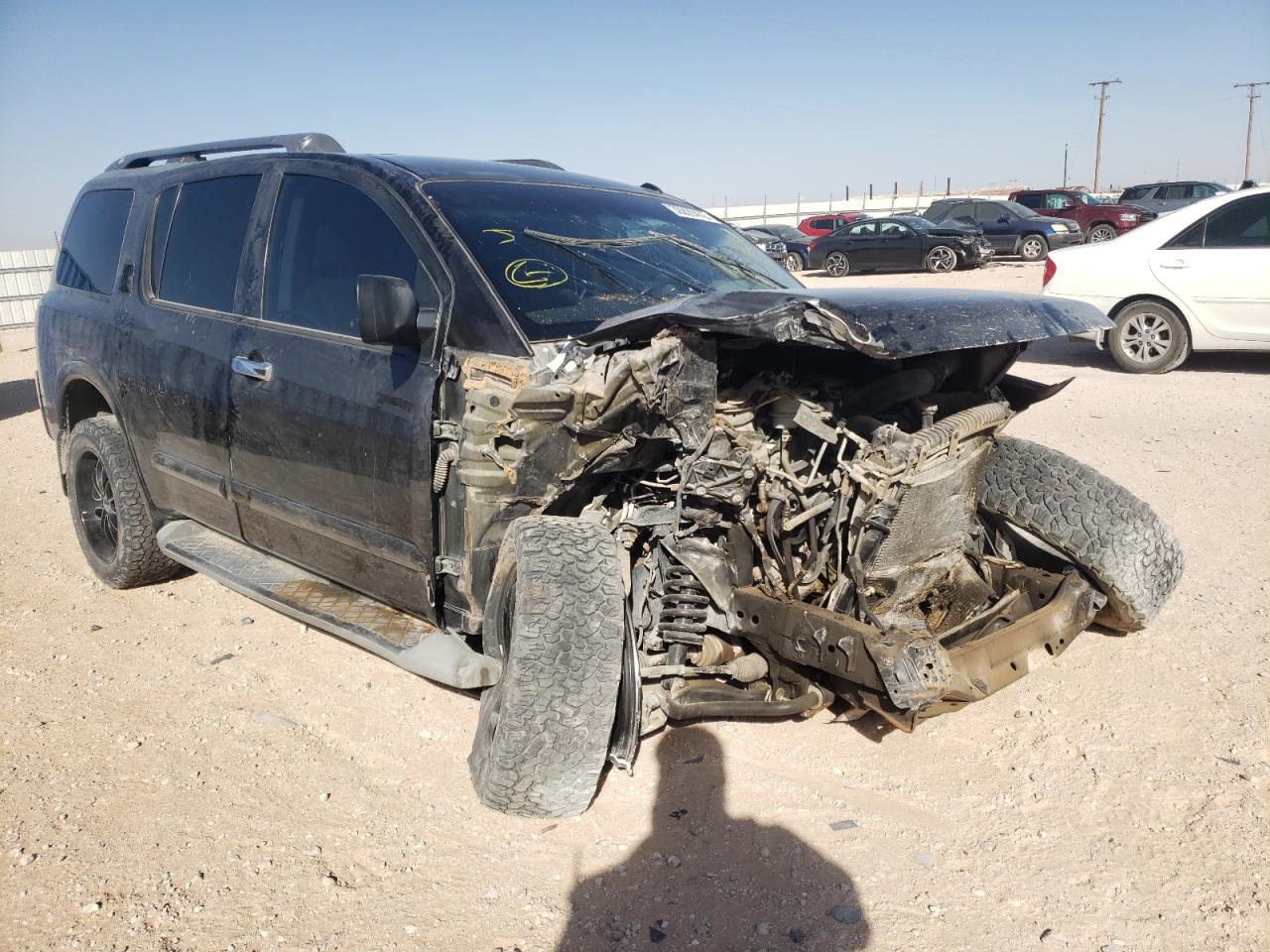 NISSAN ARMADA SV 2013 with VIN 5N1BA0NC6DN612555 - Photo from auction