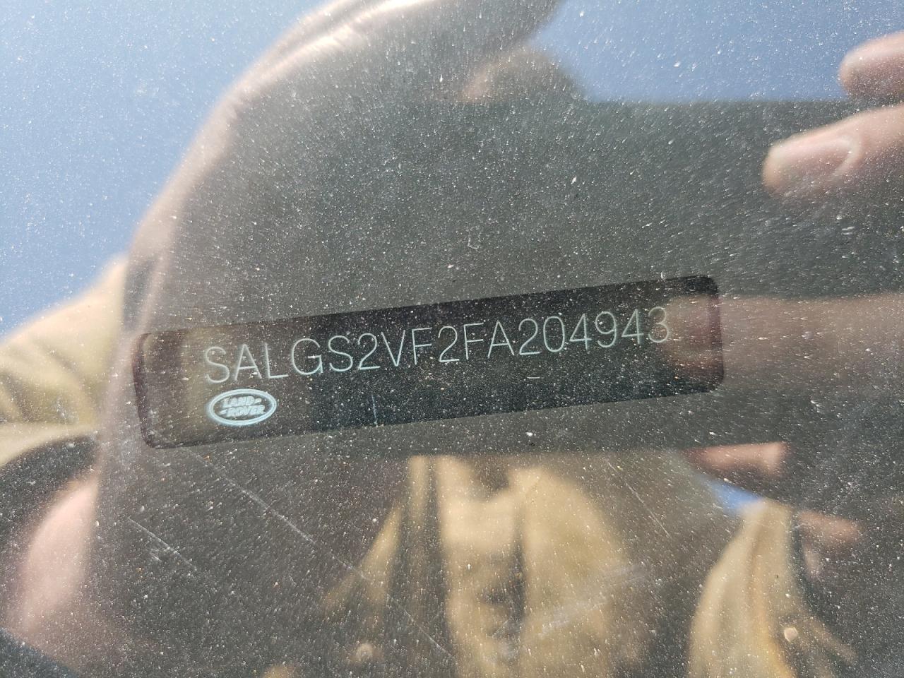 Photo 10 from auction – 2015 LAND ROVER RANGE ROVE with VIN SALGS2VF2FA204943