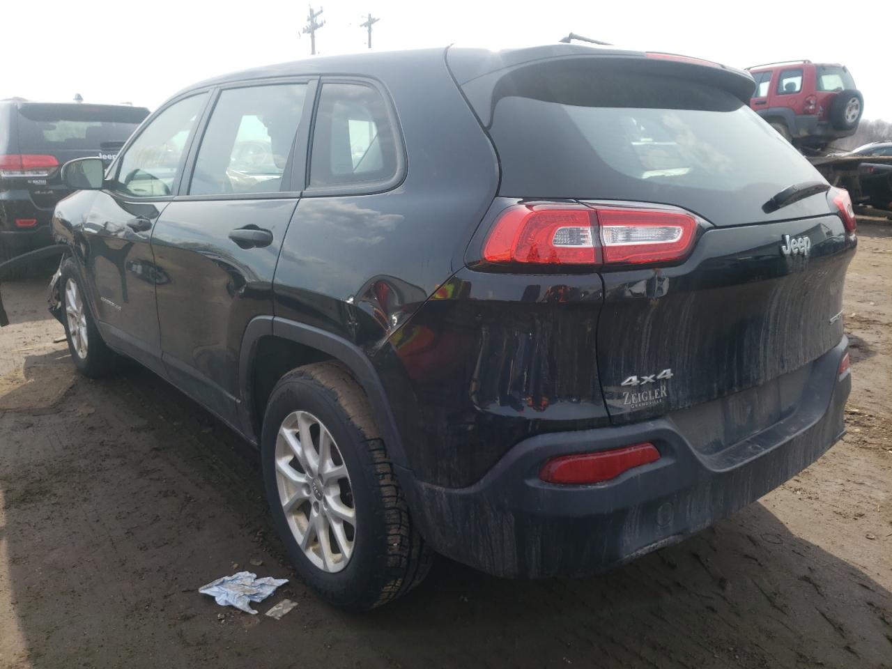 Photo 3 from auction – 2014 JEEP CHEROKEE S with VIN 1C4PJMAB7EW190094