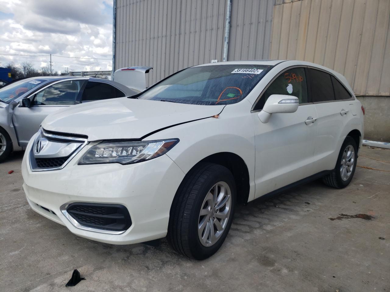 Photo 2 from auction – 2016 ACURA RDX with VIN 5J8TB3H39GL017672
