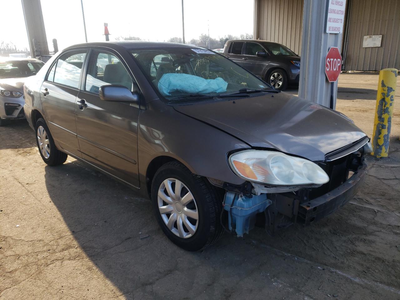 TOYOTA COROLLA CE 2003 with VIN 1NXBR32E93Z128836 - Photo from auction