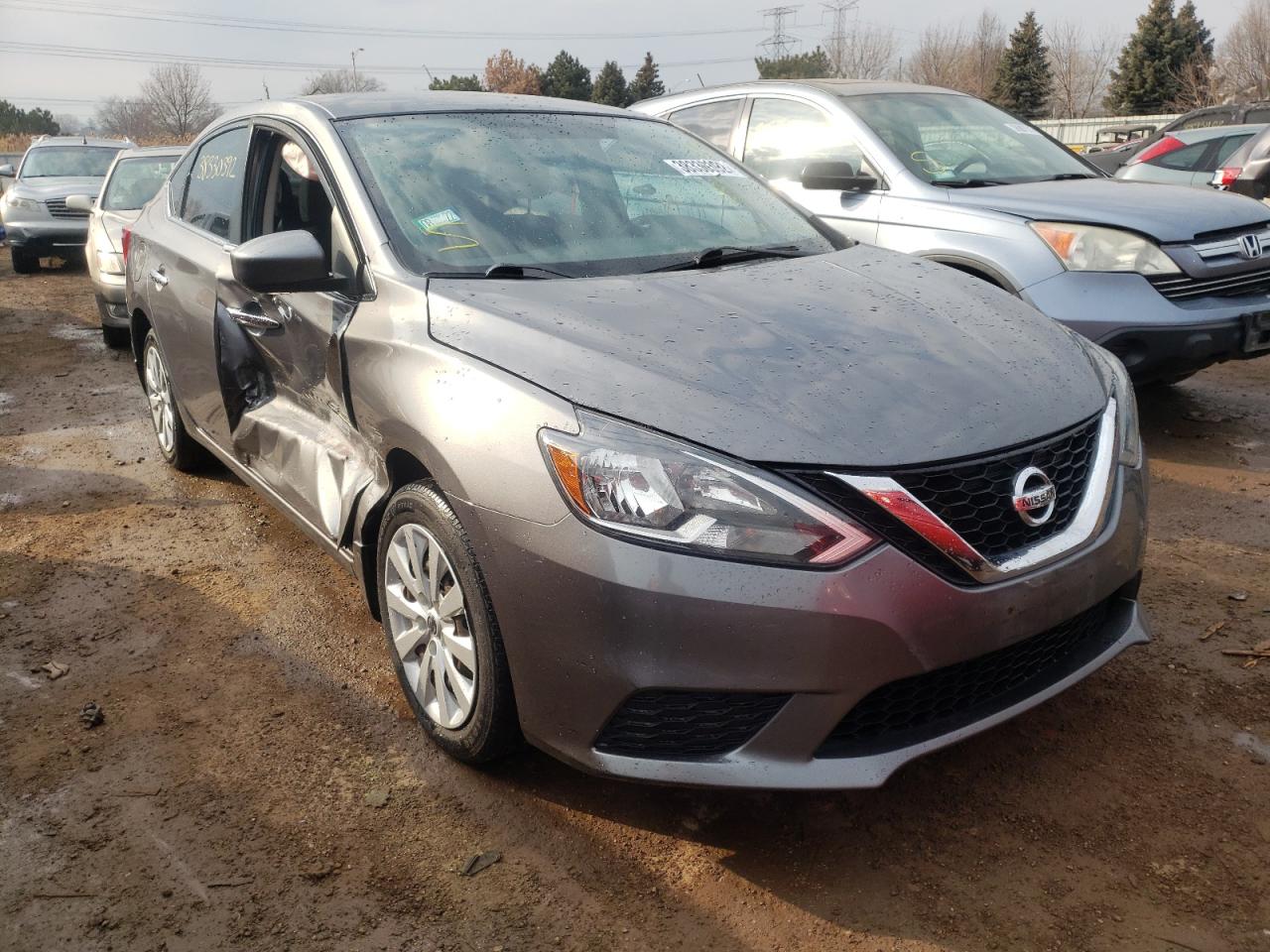 NISSAN SENTRA S 2017 with VIN 3N1AB7APXHY370413 - Photo from auction
