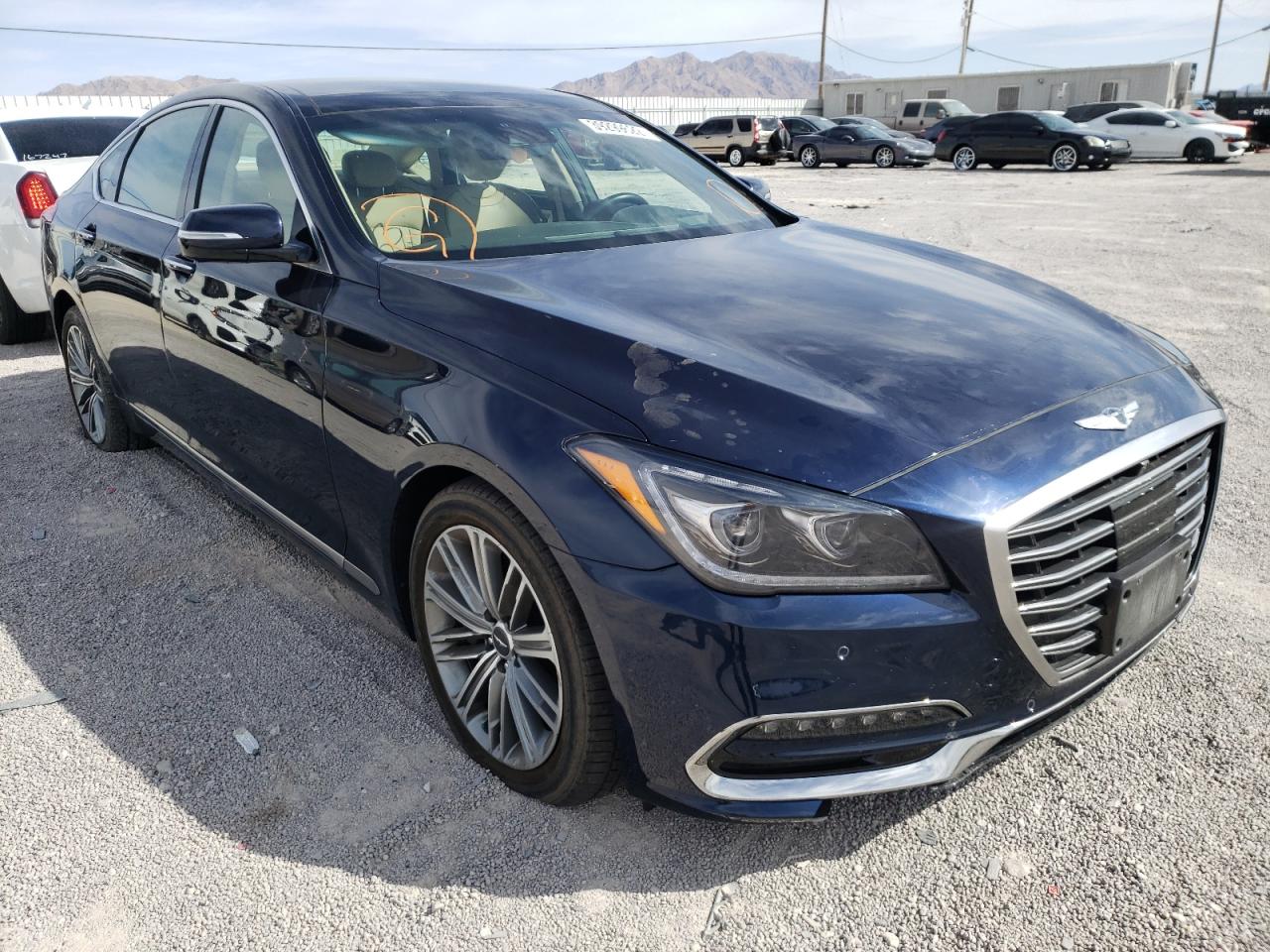 Photo 1 from auction – 2018 GENESIS G80 BASE with VIN KMHGN4JE3JU262344
