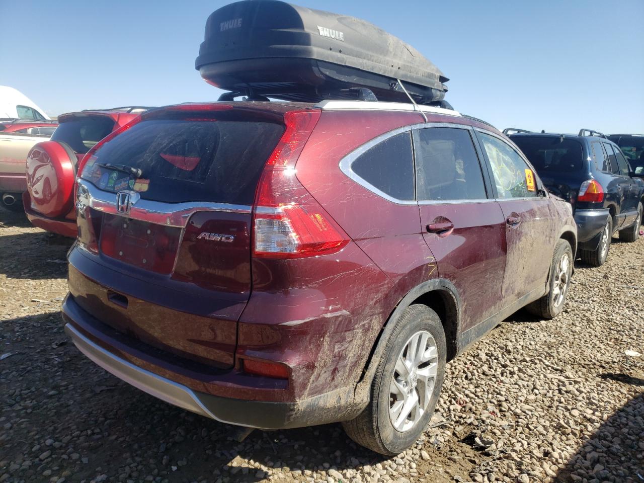 Photo 4 from auction – 2015 HONDA CR-V EXL with VIN 2HKRM4H78FH681587