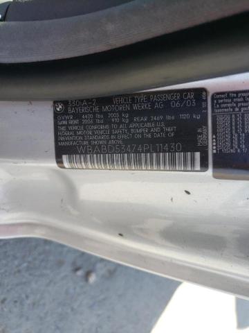 صورة رقم 10 من المزاد - 2004 BMW 330 CI مع VIN WBABD53474PL11430