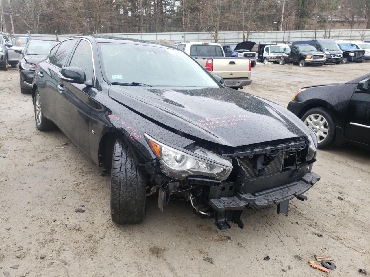 Photo 1 from auction – 2014 INFINITI Q50 BASE with VIN JN1BV7ARXEM692044
