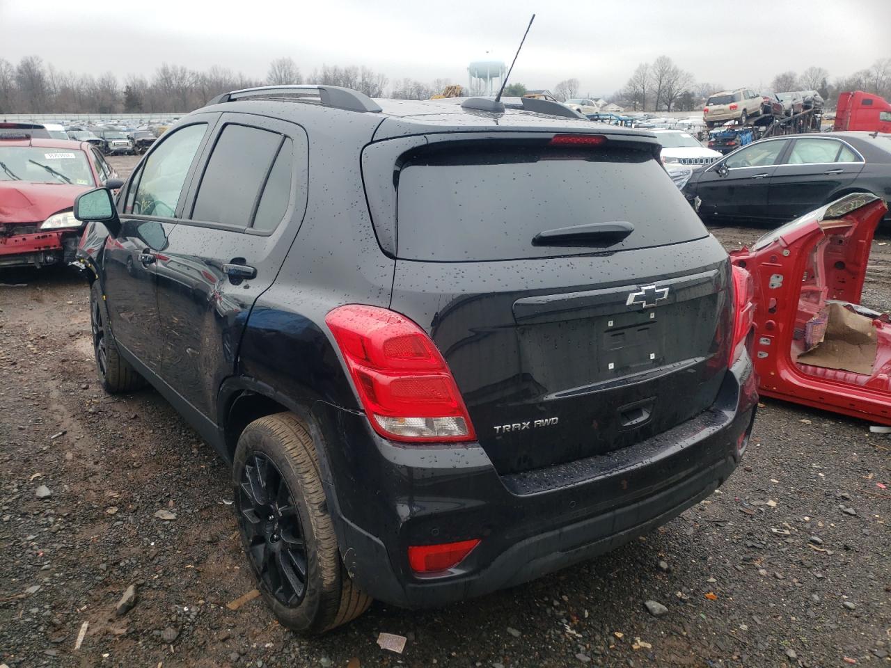 Photo 3 from auction – 2022 CHEVROLET TRAX 1LT with VIN KL7CJPSM0NB501353