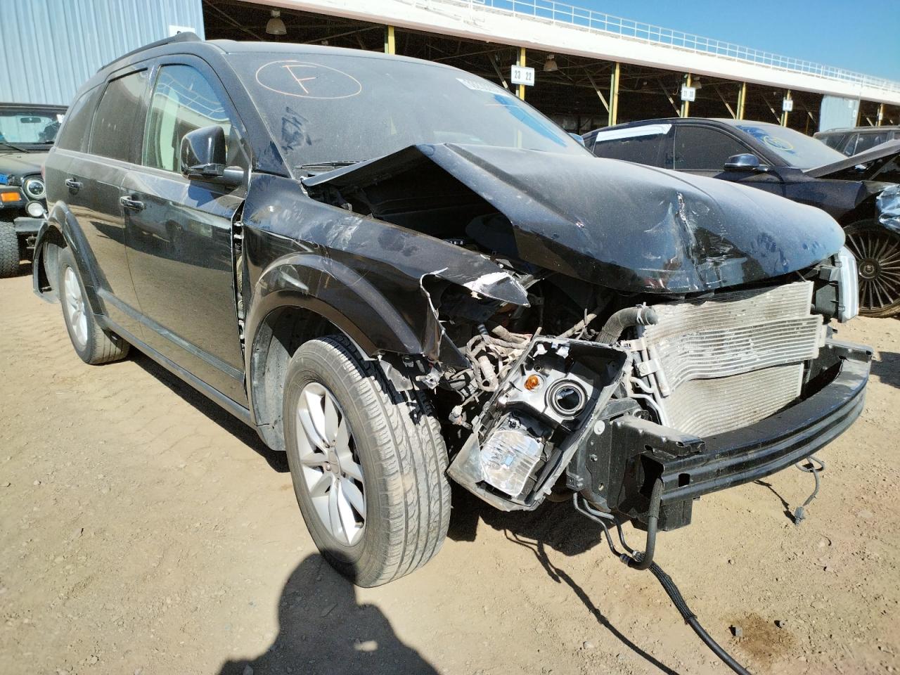 DODGE JOURNEY SX 2015 with VIN 3C4PDCBG2FT718305 - Photo from auction