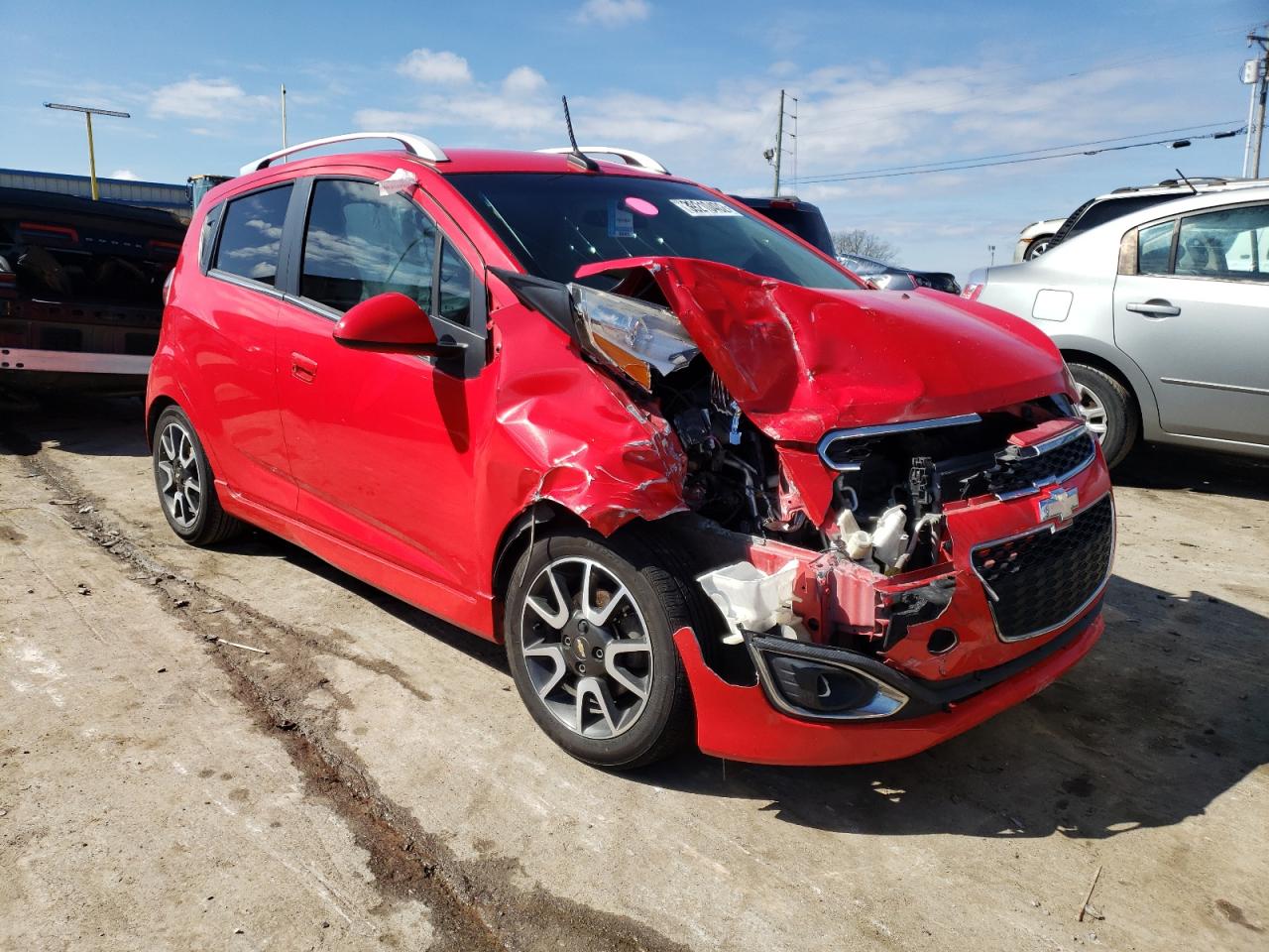 CHEVROLET SPARK 2LT 2013 with VIN KL8CF6S9XDC501033 - Photo from auction