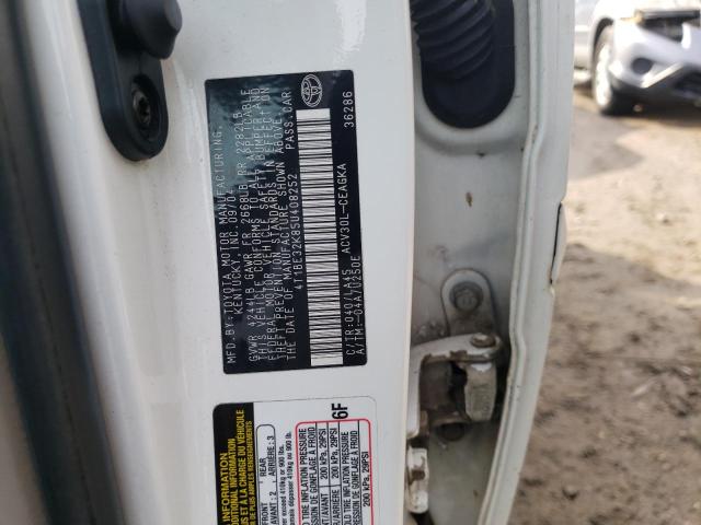 Photo 10 from auction – 2005 TOYOTA CAMRY LE with VIN 4T1BE32K85U408252