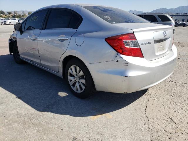 Photo 3 from auction – 2012 HONDA CIVIC LX with VIN 19XFB2F52CE385303