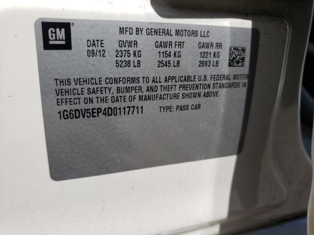 Photo 10 from auction – 2013 CADILLAC CTS-V with VIN 1G6DV5EP4D0117711