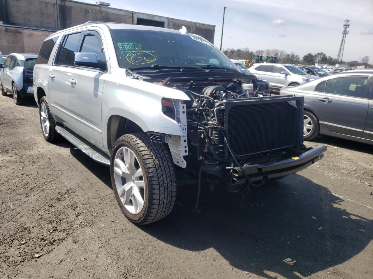 CHEVROLET SUBURBAN K 2017 with VIN 1GNSKJKC6HR346830 - Photo from auction