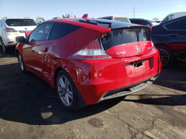 Photo 3 from auction – 2012 HONDA CR-Z EX with VIN JHMZF1D62CS002088