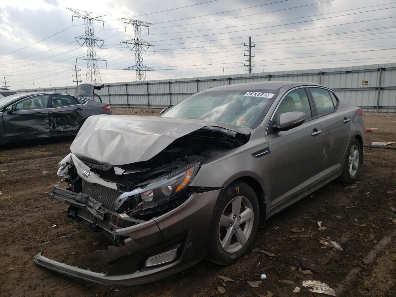 Photo 2 from auction – 2014 KIA OPTIMA LX with VIN 5XXGM4A78EG319707