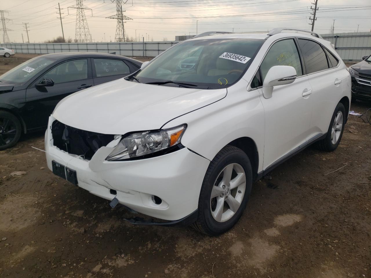 Photo 2 from auction – 2012 LEXUS RX 350 with VIN 2T2BK1BA0CC144264