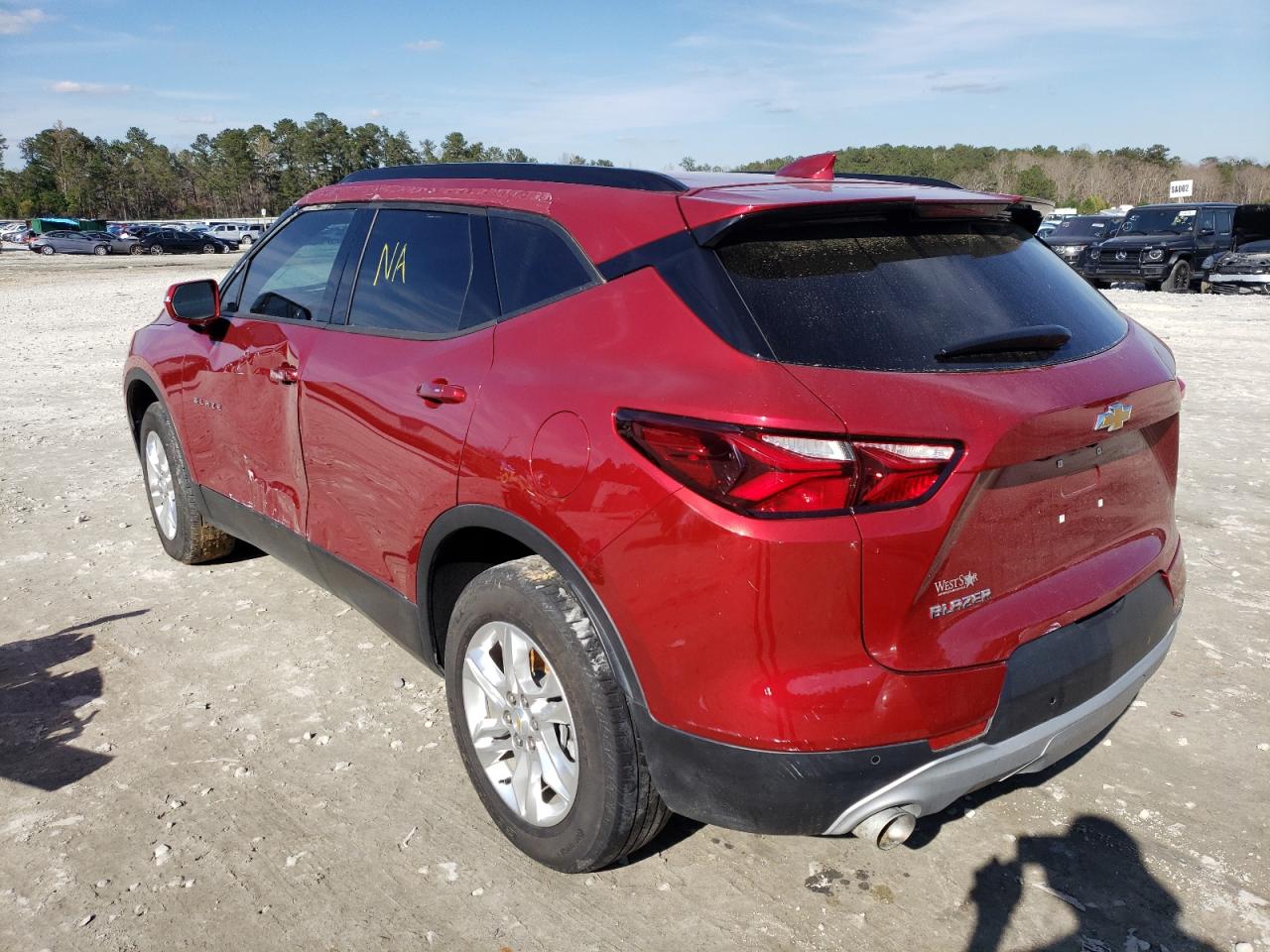 Photo 3 from auction – 2020 CHEVROLET BLAZER 1LT with VIN 3GNKBBRAXLS533441