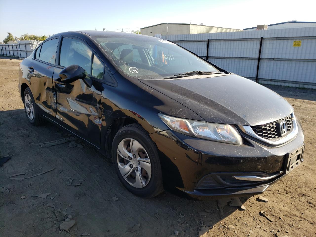 HONDA CIVIC LX 2013 with VIN 19XFB2F52DE259136 - Photo from auction