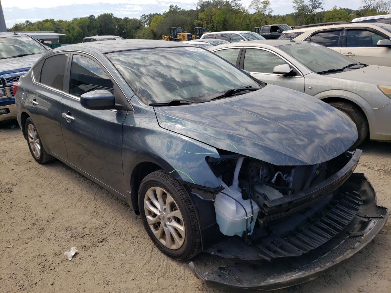 NISSAN SENTRA S 2017 with VIN 3N1AB7AP7HY349972 - Photo from auction