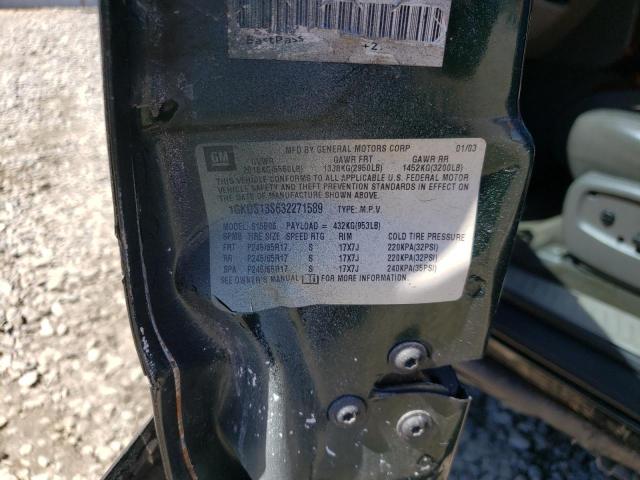 Photo 10 from auction – 2003 GMC ENVOY with VIN 1GKDS13S632271589